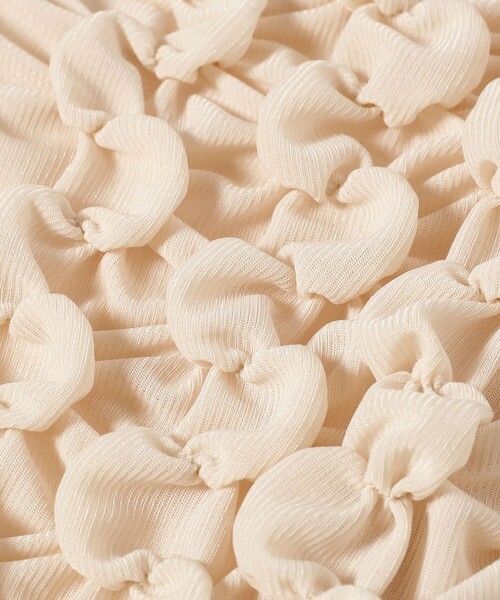 Ray BEAMS(レイビームス)の「シャーリング ギャザー カーディガン(Tシャツ/カットソー・レディース・ブラック/ベージュ・ONE SIZE)」の17枚目の写真