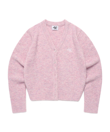 W TWO TONE BOUCLE CARDIGAN PINK(CV2EFFK683A)
