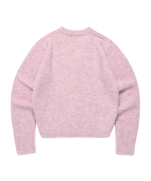 Cavish（カビシ）の「W TWO TONE BOUCLE CARDIGAN PINK(CV2EFFK683A)（カーディガン/ボレロ・レディース・ピンク・FREE）」の2枚目の写真