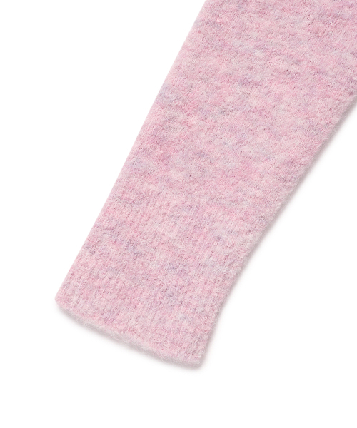 Cavish（カビシ）の「W TWO TONE BOUCLE CARDIGAN PINK(CV2EFFK683A)（カーディガン/ボレロ・レディース・ピンク・FREE）」の5枚目の写真