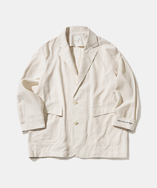 Diamond Layla(ダイアモンドレイラ)の「Sandlight Linen Blazer Jacket J33 Beige(テーラードジャケット・レディース・その他・MEDIUM/LARGE/X-LARGE)」の1枚目の写真