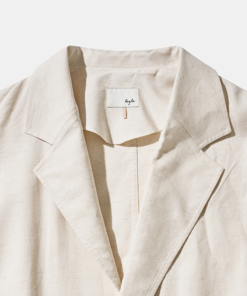 Diamond Layla(ダイアモンドレイラ)の「Sandlight Linen Blazer Jacket J33 Beige(テーラードジャケット・レディース・その他・MEDIUM/LARGE/X-LARGE)」の3枚目の写真
