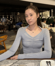 シャーリングロングスリーブTソラ