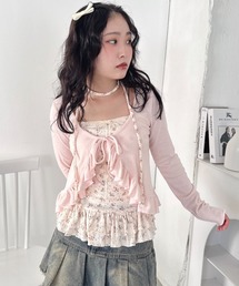 トップス チョーカー」に該当するピンク/桃色系のファッション通販