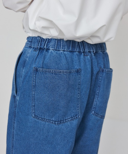 MILITARY（ミリタリー）の「【SETUP7】Pressed Washed Denim Trousers KKP　/　プレスドウォッシュデニムトラウザー（デニムパンツ・メンズ・ブラック系その他2/ネイビー系2/ネイビー系1/ブラック系1・M/L）」の19枚目の写真