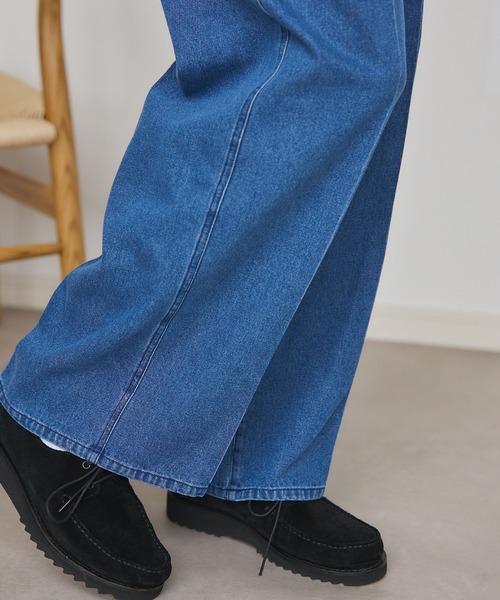 MILITARY（ミリタリー）の「【SETUP7】Pressed Washed Denim Trousers KKP　/　プレスドウォッシュデニムトラウザー（デニムパンツ・メンズ・ブラック系その他2/ネイビー系2/ネイビー系1/ブラック系1・M/L）」の18枚目の写真