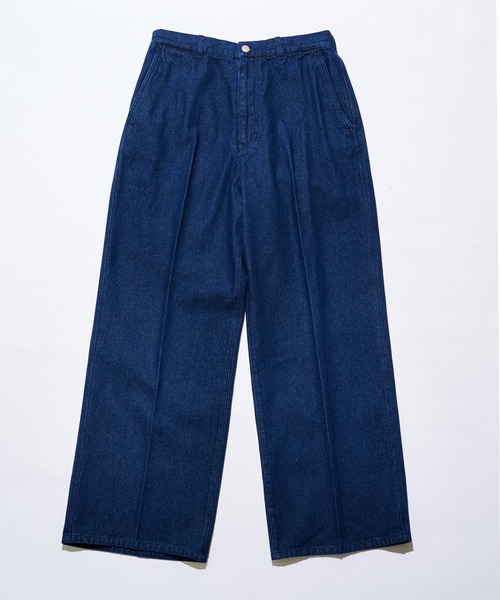 MILITARY（ミリタリー）の「【SETUP7】Pressed Washed Denim Trousers KKP　/　プレスドウォッシュデニムトラウザー（デニムパンツ・メンズ・ブラック系その他2/ネイビー系2/ネイビー系1/ブラック系1・M/L）」の10枚目の写真