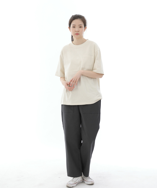 SAINTCREW（セントクルー）の「ワイドアンクルドロップパーティグパンツ WAF-319 ダークグレー（その他パンツ・レディース・その他・MEDIUM/LARGE/X-LARGE）」の8枚目の写真