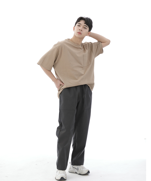SAINTCREW（セントクルー）の「ワイドアンクルドロップパーティグパンツ WAF-319 ダークグレー（その他パンツ・レディース・その他・MEDIUM/LARGE/X-LARGE）」の4枚目の写真