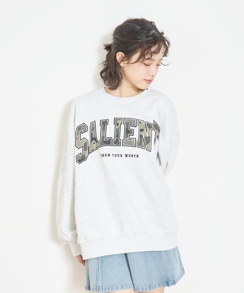 LOVETOXIC（ラブトキシック）の「【LTXC】【裏起毛】柄ロゴアップリケプルオーバー（スウェット・キッズ・ブラック/オフホワイト/ホワイト系その他/ピンク・L:160cm/M:150cm/S:140cm/130cm）」の14枚目の写真