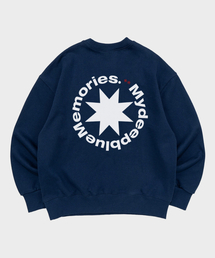 MM ROUND LOGO SWEAT-SHIRTS (NAVY)