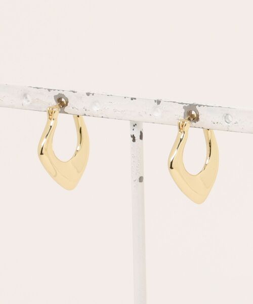 Burner（バーナー）の「【Sonu jewelry（ソヌジュエリー）】立体メタルラインフープピアス son-pierce-16-6【RBTS】（ピアス（両耳用）・レディース・シルバー/ゴールド・FREE）」の12枚目の写真