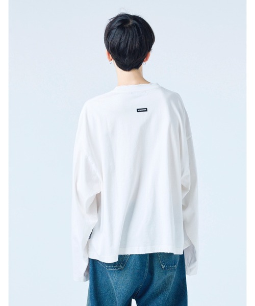Little sunny bite(リトルサニーバイト)の「★Little sunny bite★stranger things x little sunny bite graphic long tee(Tシャツ/カットソー・レディース・ブルー/ピンク/ホワイト・MEDIUM/SMALL)」の15枚目の写真