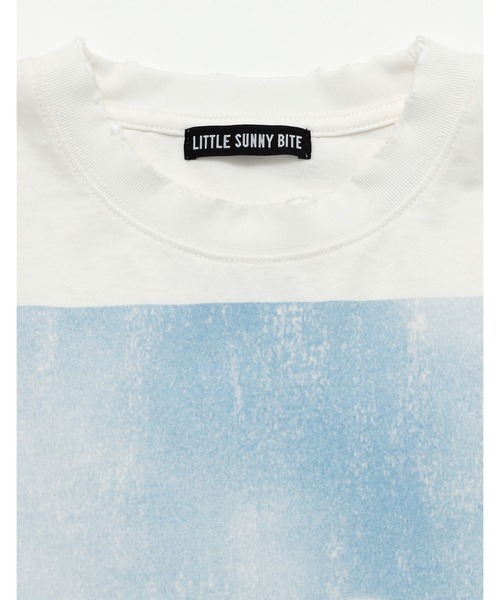 Little sunny bite(リトルサニーバイト)の「★Little sunny bite★stranger things x little sunny bite graphic long tee(Tシャツ/カットソー・レディース・ブルー/ピンク/ホワイト・MEDIUM/SMALL)」の16枚目の写真
