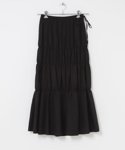 URBAN RESEARCH ROSSO WOMEN（アーバンリサーチ　ロッソ）の「ブライトシャーリングスカート（スカート・レディース・グレー/ブラック・FREE）」の15枚目の写真