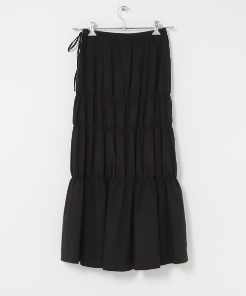 URBAN RESEARCH ROSSO WOMEN（アーバンリサーチ　ロッソ）の「ブライトシャーリングスカート（スカート・レディース・グレー/ブラック・FREE）」の18枚目の写真