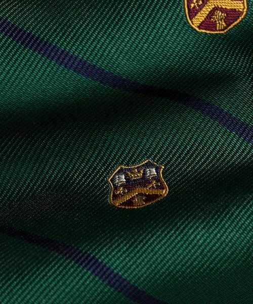 POLO RALPH LAUREN（ポロ ラルフ ローレン）の「ストライプド シルク レップ クラブ ネクタイ（ネクタイ・メンズ・グリーン・ONE）」の3枚目の写真