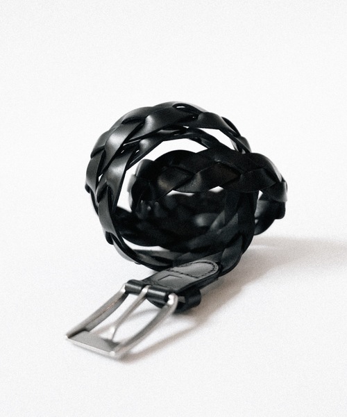 cii（シー）の「BRAID LEATHER BELT / ブレイドレザーベルト（ベルト・メンズ・ブラウン/ブラック・FREE）」の12枚目の写真