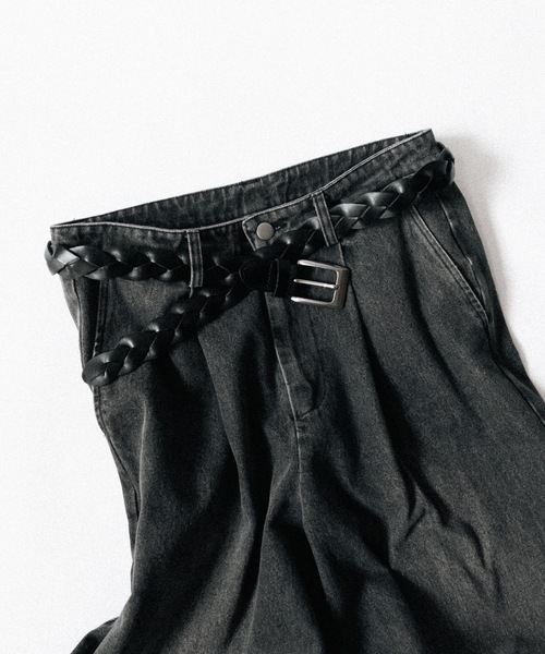 cii（シー）の「BRAID LEATHER BELT / ブレイドレザーベルト（ベルト・メンズ・ブラウン/ブラック・FREE）」の15枚目の写真