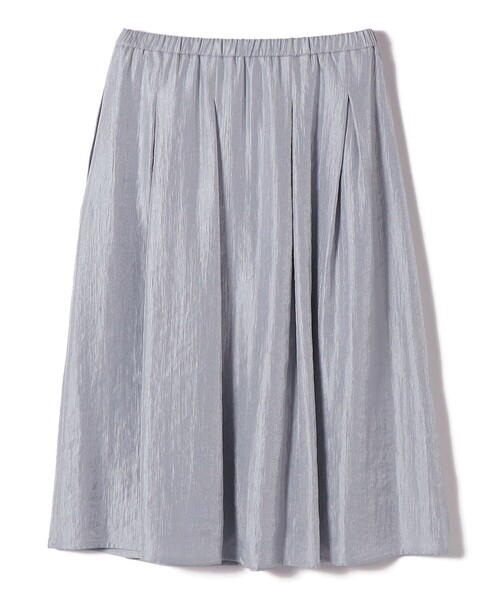 SHIPS（シップス）の「〈手洗い可能〉シャイニー フレア スカート（スカート・レディース・ライトグレー/オフホワイト・ONE SIZE）」の21枚目の写真