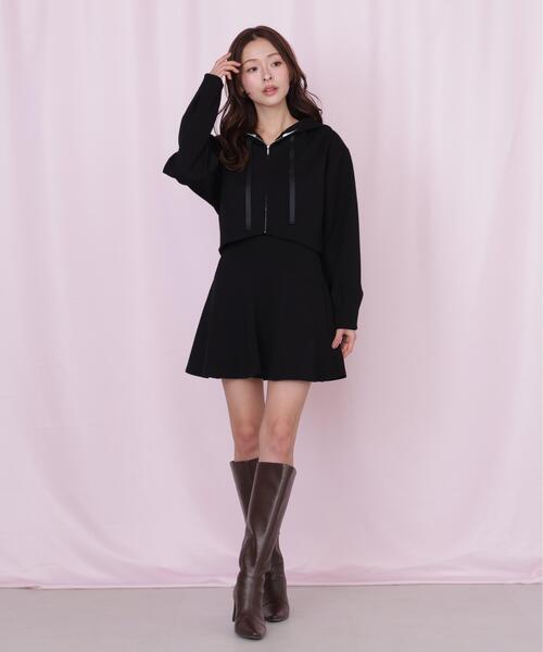 JILL by JILL STUART（ジルバイジルスチュアート）の「◇ダイバー素材インナーパンツ付スカート（スカート・レディース・ブラック/グレー/ホワイト/ピンク・FREE）」の19枚目の写真