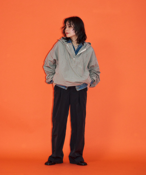 CITYSHOP（シティーショップ）の「[THE MOOD] ストレートパンツ（その他パンツ・レディース・ブラック/グリーン・42/38/36）」の4枚目の写真