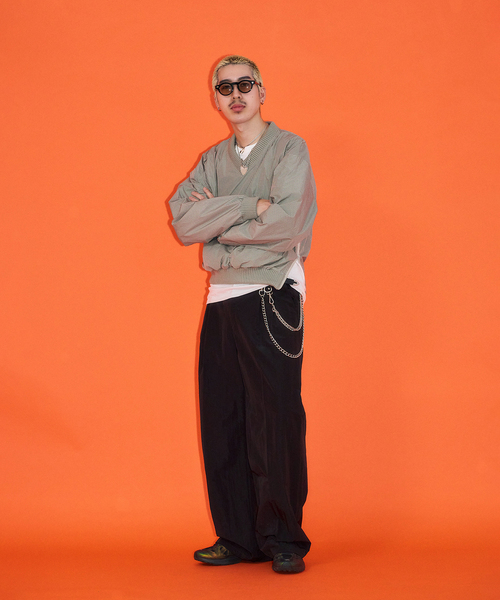 CITYSHOP（シティーショップ）の「[THE MOOD] ストレートパンツ（その他パンツ・レディース・ブラック/グリーン・42/38/36）」の12枚目の写真