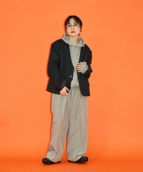 CITYSHOP（シティーショップ）の「[THE MOOD] ストレートパンツ（その他パンツ・レディース・ブラック/グリーン・42/38/36）」の15枚目の写真