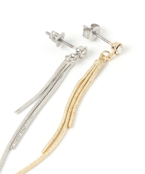 LAKOLE（ラコレ）の「3ラインチェーンピアス / 623479（ピアス（両耳用）・レディース・その他2/その他1・FREE）」の3枚目の写真