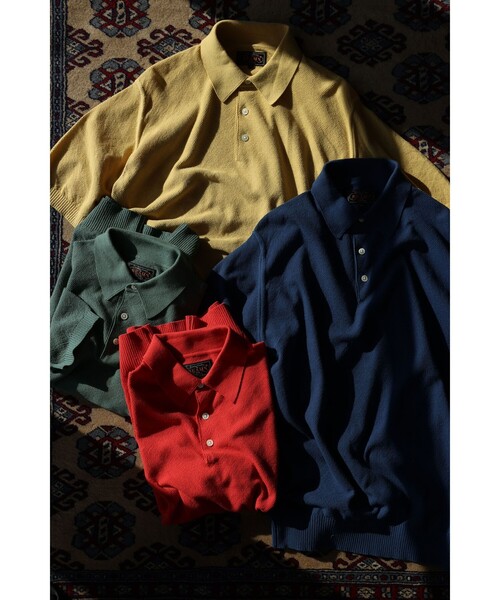 BEAMS PLUS(ビームスプラス)の「Pique Polo 14G(ポロシャツ・メンズ・オリーブ/レッド/ネイビー/イエロー・X-LARGE/LARGE/MEDIUM/SMALL)」の5枚目の写真