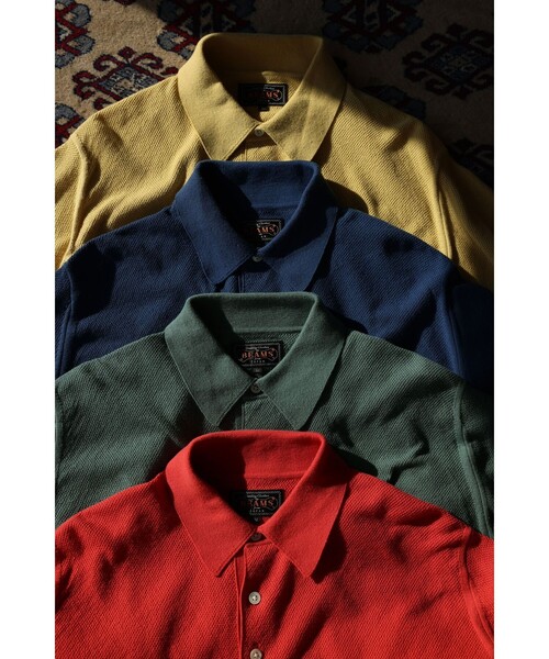 BEAMS PLUS(ビームスプラス)の「Pique Polo 14G(ポロシャツ・メンズ・オリーブ/レッド/ネイビー/イエロー・X-LARGE/LARGE/MEDIUM/SMALL)」の6枚目の写真