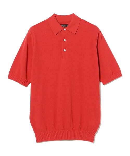 BEAMS PLUS(ビームスプラス)の「Pique Polo 14G(ポロシャツ・メンズ・オリーブ/レッド/ネイビー/イエロー・X-LARGE/LARGE/MEDIUM/SMALL)」の14枚目の写真