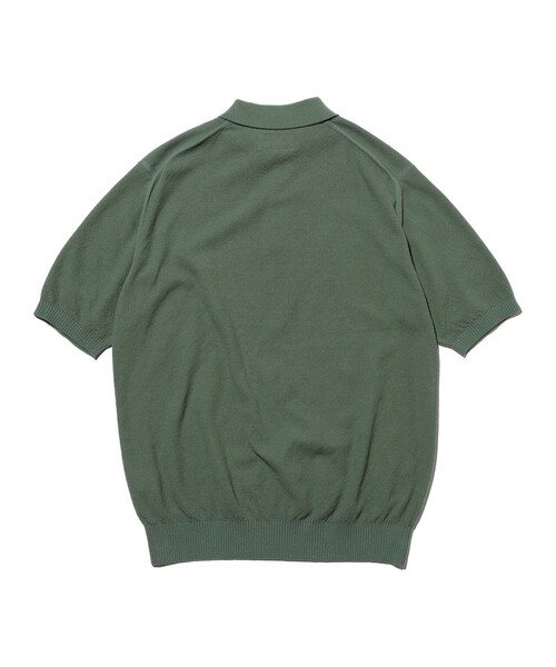 BEAMS PLUS(ビームスプラス)の「Pique Polo 14G(ポロシャツ・メンズ・オリーブ/レッド/ネイビー/イエロー・X-LARGE/LARGE/MEDIUM/SMALL)」の9枚目の写真
