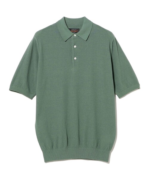 BEAMS PLUS(ビームスプラス)の「Pique Polo 14G(ポロシャツ・メンズ・オリーブ/レッド/ネイビー/イエロー・X-LARGE/LARGE/MEDIUM/SMALL)」の10枚目の写真