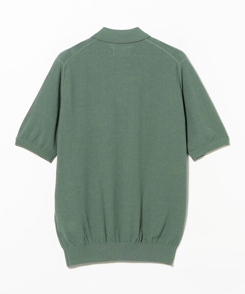 BEAMS PLUS(ビームスプラス)の「Pique Polo 14G(ポロシャツ・メンズ・オリーブ/レッド/ネイビー/イエロー・X-LARGE/LARGE/MEDIUM/SMALL)」の11枚目の写真