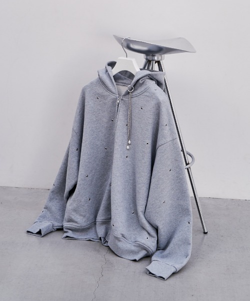 JOSE MOON（ジョゼムーン）の「EYELET OVER HOODIE・アイレット