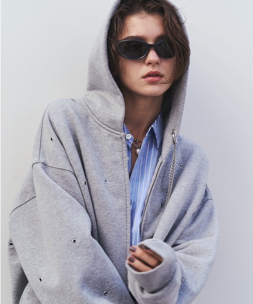 EYELET OVER HOODIE/アイレットオーバーフーディー（パーカー）｜JOSE