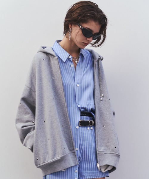 EYELET OVER HOODIE/アイレットオーバーフーディー（パーカー）｜JOSE