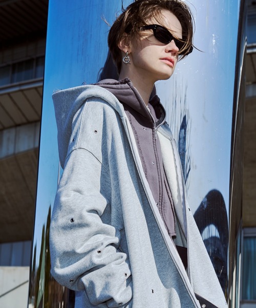 EYELET OVER HOODIE/アイレットオーバーフーディー（パーカー）｜JOSE
