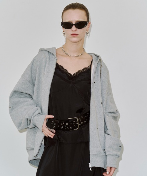 EYELET OVER HOODIE/アイレットオーバーフーディー（パーカー）｜JOSE