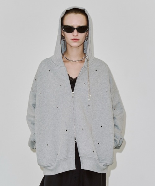 EYELET OVER HOODIE/アイレットオーバーフーディー（パーカー）｜JOSE