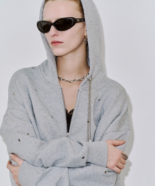 EYELET OVER HOODIE/アイレットオーバーフーディー（パーカー）｜JOSE