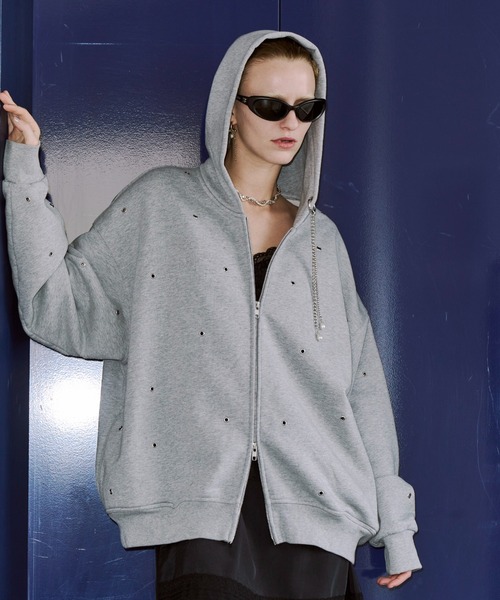 EYELET OVER HOODIE/アイレットオーバーフーディー（パーカー）｜JOSE