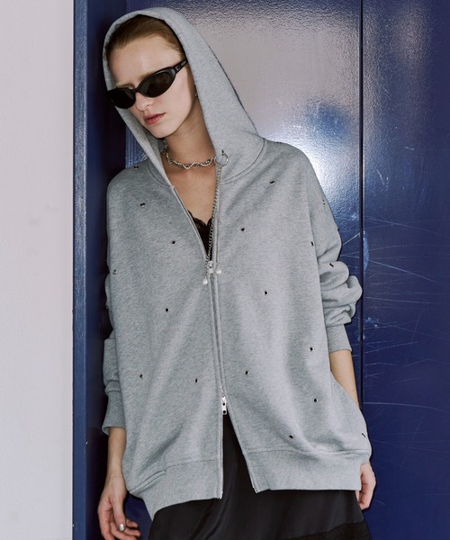 EYELET OVER HOODIE/アイレットオーバーフーディー（パーカー）｜JOSE