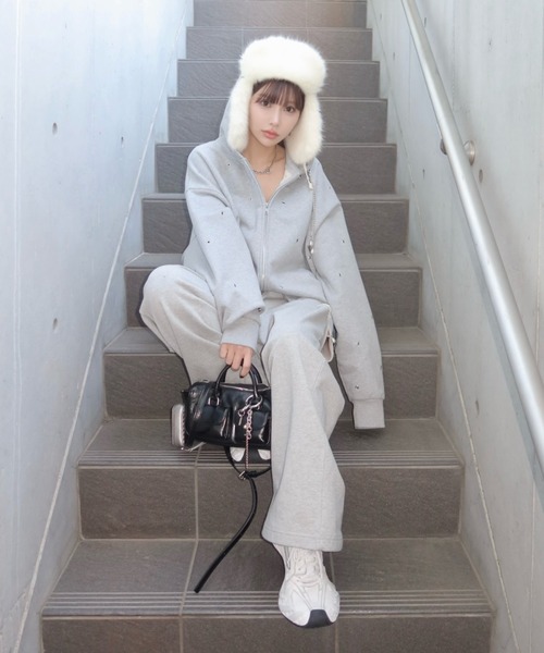 EYELET OVER HOODIE/アイレットオーバーフーディー（パーカー）｜JOSE