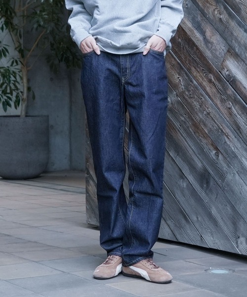 EDWIN(エドウィン)の「【EDWIN/エドウィン】【太もも・がっしり体型の方へ】404 ルーズストレート ワンウォッシュ 股上深めでノンストレス 安定の穿き心地 日本製(デニムパンツ・メンズ・ワンウォッシュ・36inch/35inch/34inch/33inch/32inch/31inch/30inch/29inch)」の13枚目の写真