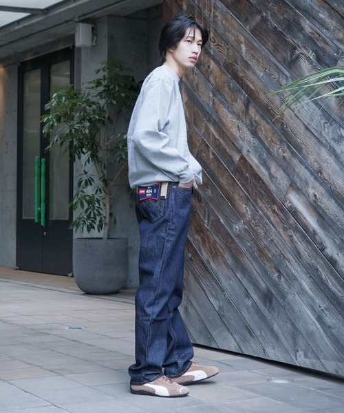 EDWIN(エドウィン)の「【EDWIN/エドウィン】【太もも・がっしり体型の方へ】404 ルーズストレート ワンウォッシュ 股上深めでノンストレス 安定の穿き心地 日本製(デニムパンツ・メンズ・ワンウォッシュ・36inch/35inch/34inch/33inch/32inch/31inch/30inch/29inch)」の11枚目の写真