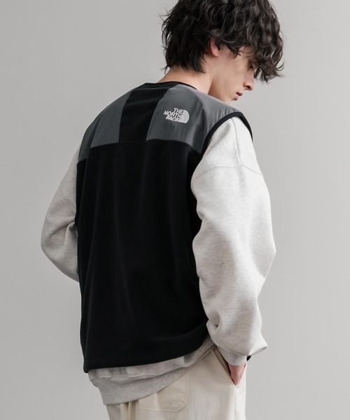 THE NORTH FACE(ザノースフェイス)の「日本未展開モデル THE NORTH FACE ザ・ノースフェイス LINE-X FLEECE VEST ワンポイントロゴ刺繍フリースベスト(ベスト・メンズ・ブラック/ライトブラウン/ライトグレー・M/L/XL)」の6枚目の写真