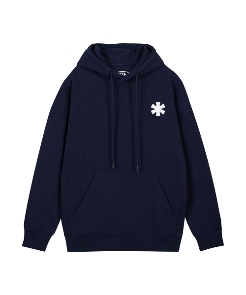 BY.L(バイエル)の「エステリスクス フードパーカー ネイビー(パーカー・メンズ・その他・M/L/XL/XXL)」の2枚目の写真