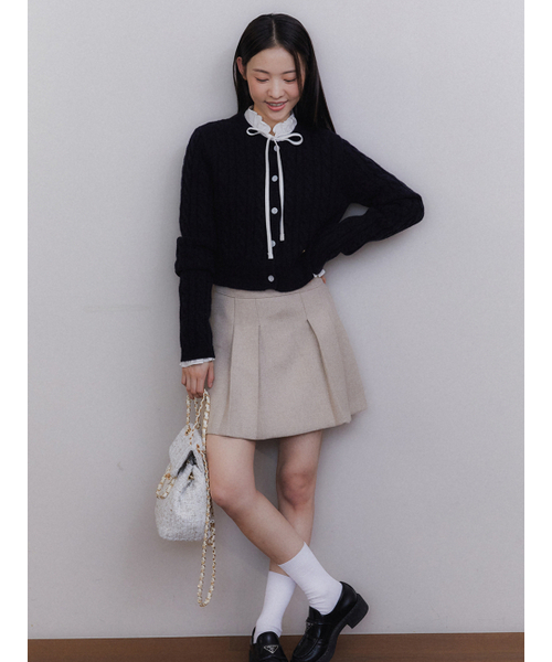 ANOETIC(アノエティック)の「ANC TWEED CLASSIC BACKPACK_IVORY(バックパック/リュック・レディース・その他・FREE)」の4枚目の写真